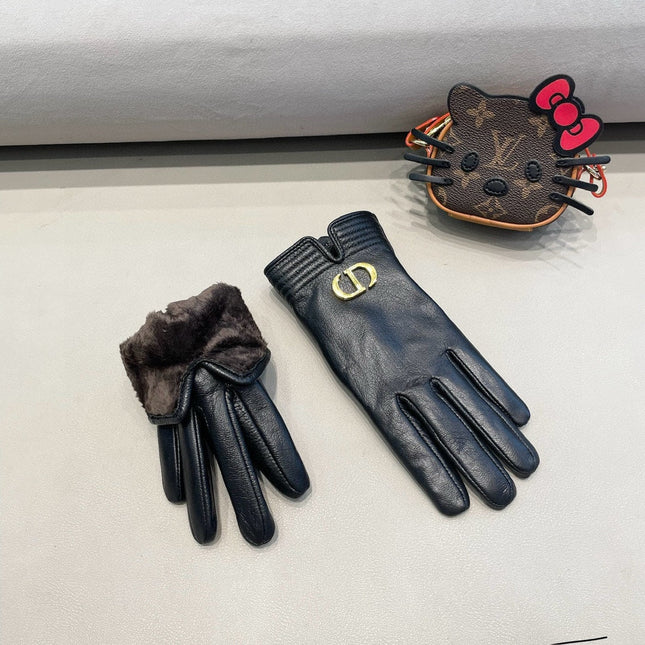 GLOVES IN BLACK DEERSKIN 462404