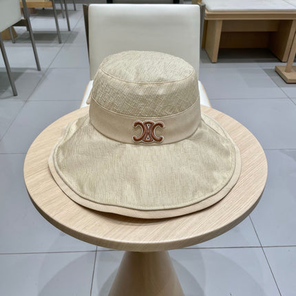 BUCKET HAT MODEL 650698 IN BEIGE FABRIC
