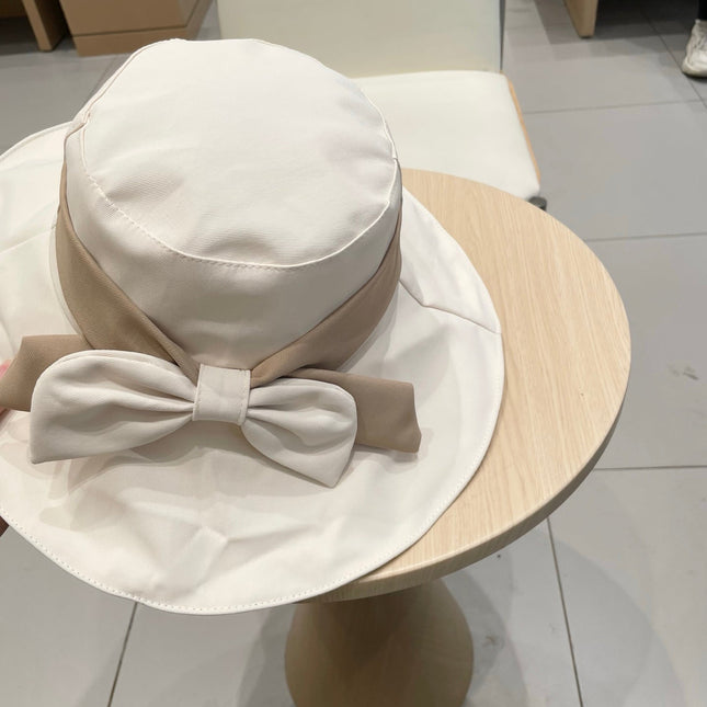 CELINE 25S BUCKET HAT 735013 IN IVORY