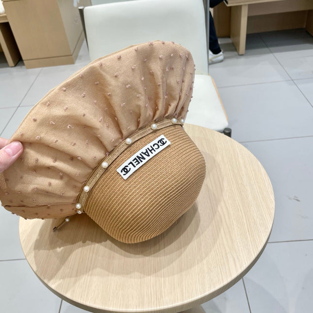 WIDE BRIM HAT IN BROWN STRAW 673032