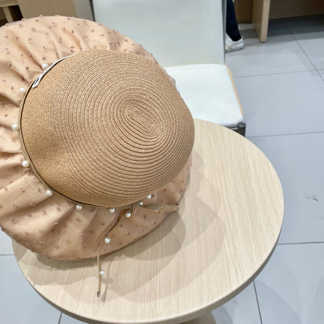 WIDE BRIM HAT IN BROWN STRAW 673032