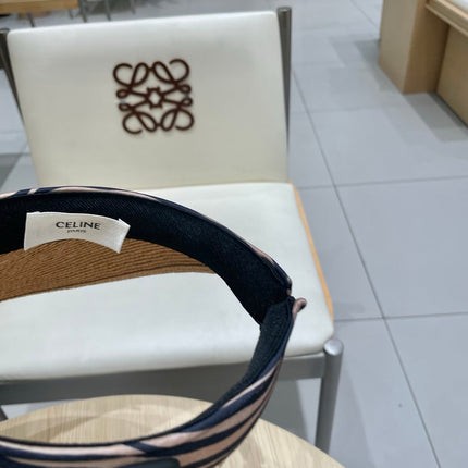 VISOR HAT MODEL 652214 IN NATURAL WOVEN STRAW