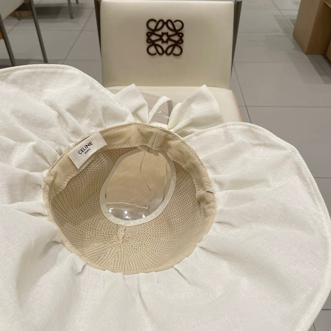 WIDE BRIM HALF HEAD HAT MODEL 650677 IN BEIGE MESH FABRIC