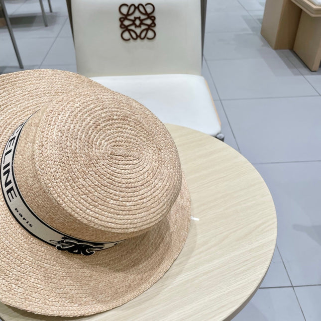 WIDE BRIM HAT MODEL 652231 IN NATURAL WOVEN STRAW