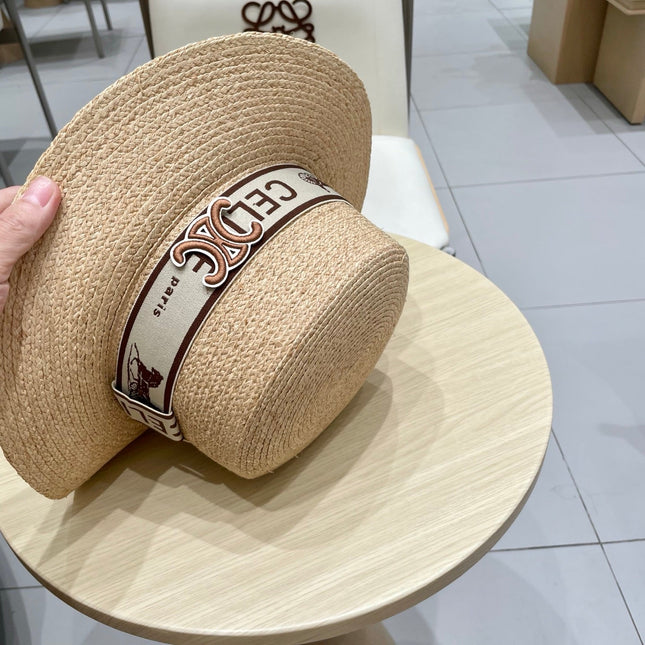 WIDE BRIM HAT MODEL 652232 IN NATURAL WOVEN STRAW