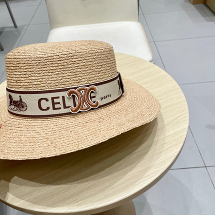 WIDE BRIM HAT MODEL 652232 IN NATURAL WOVEN STRAW