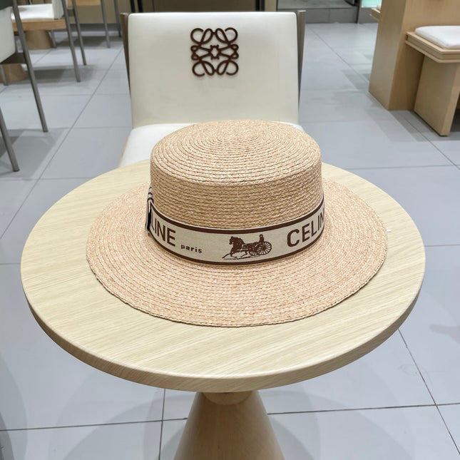 WIDE BRIM HAT MODEL 652232 IN NATURAL WOVEN STRAW