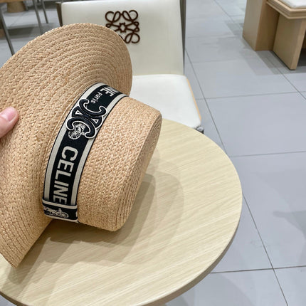 WIDE BRIM HAT MODEL 652233 IN NATURAL WOVEN STRAW