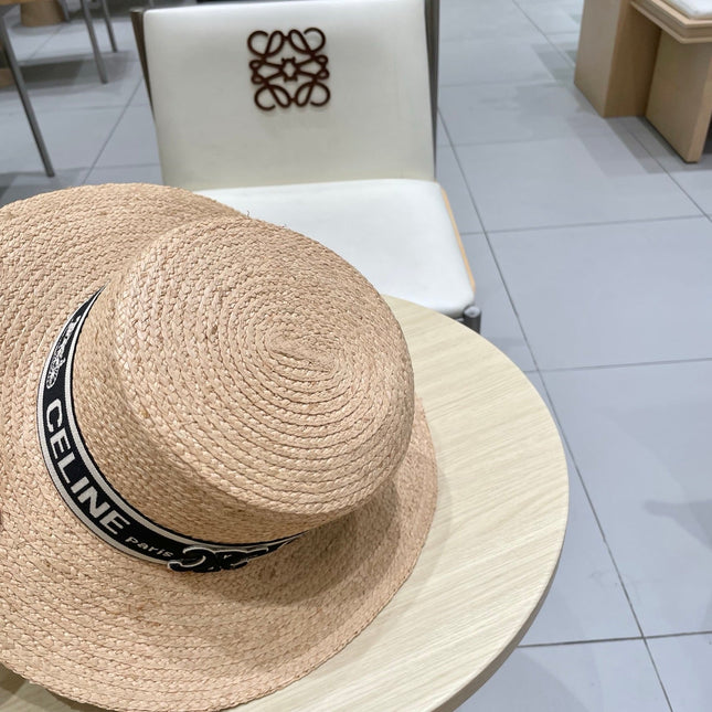 WIDE BRIM HAT MODEL 652233 IN NATURAL WOVEN STRAW