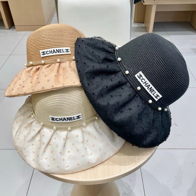 WIDE BRIM HAT IN BROWN STRAW 673032