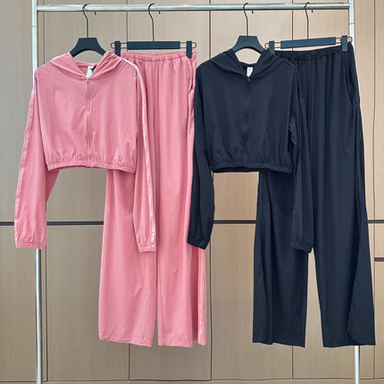 ALO JACKET AND WIDE-LEG PANTS SET STYLE 157