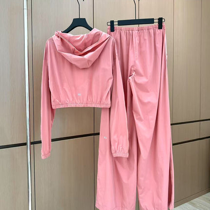 ALO JACKET AND WIDE-LEG PANTS SET STYLE 157