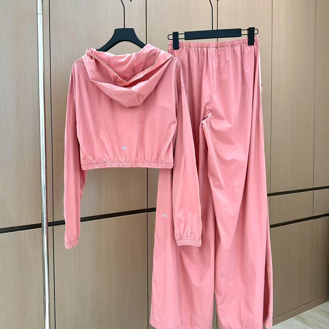 ALO JACKET AND WIDE-LEG PANTS SET STYLE 157