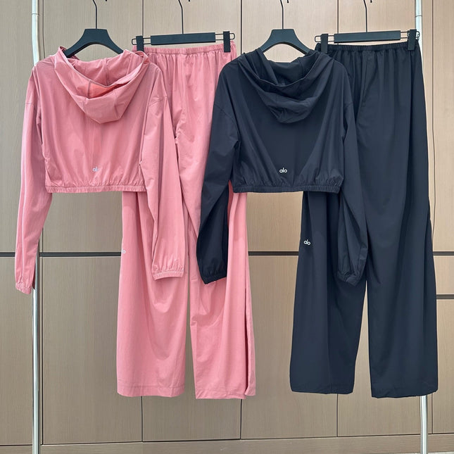 ALO JACKET AND WIDE-LEG PANTS SET STYLE 157