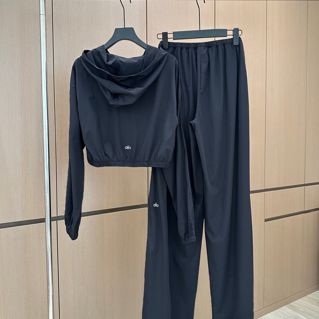 ALO JACKET AND WIDE-LEG PANTS SET STYLE 157