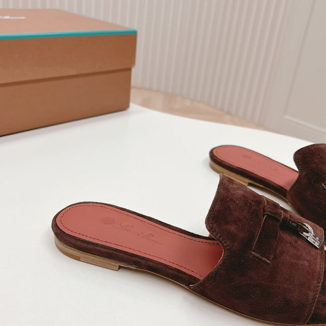 LP SUMMER CHARMS SANDALS IN BURNT UMBER SUEDE