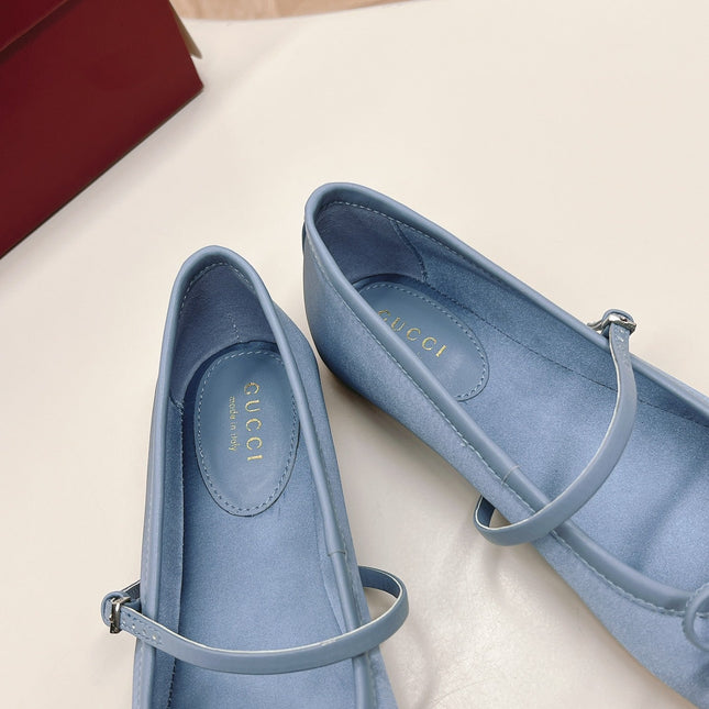 GG BALLET FLAT SKY SILK