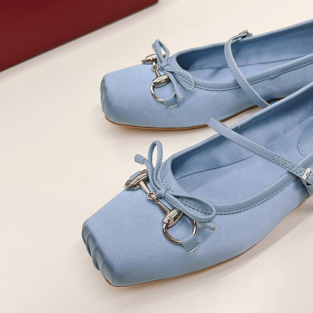 GG BALLET FLAT SKY SILK