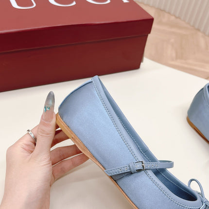 GG BALLET FLAT SKY SILK