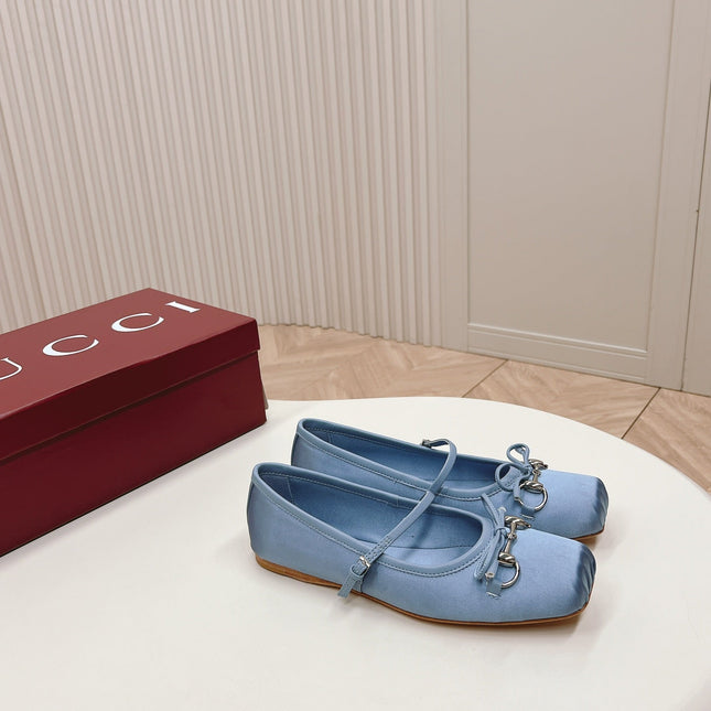 GG BALLET FLAT SKY SILK