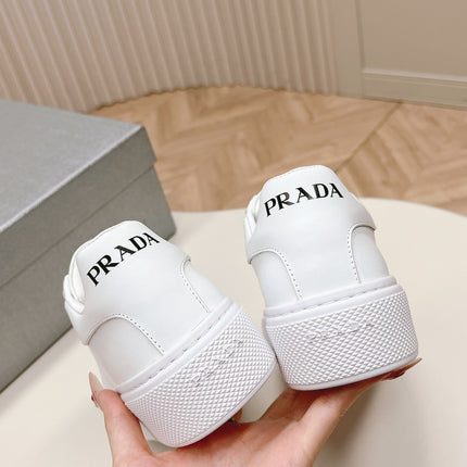 PRA RETRO SNEAKERS WHITE CALFSKIN