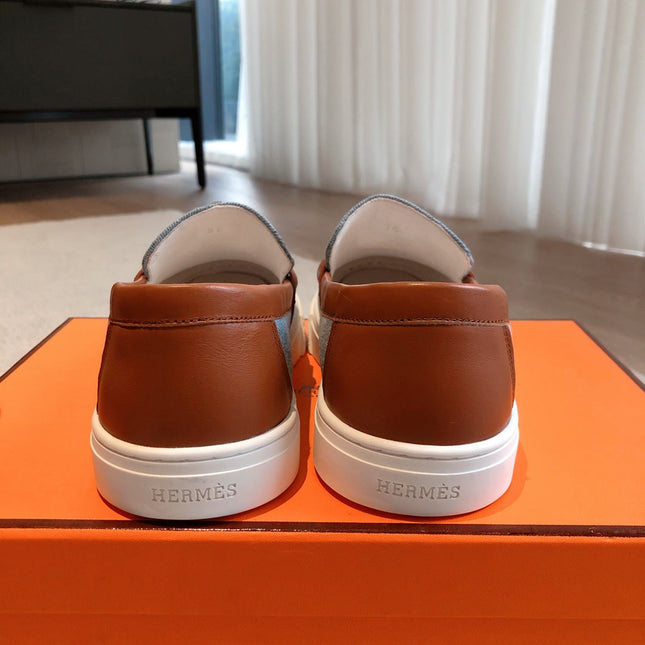 HM GAME SLIP-ON SNEAKER LIGHT BLUE DENIM