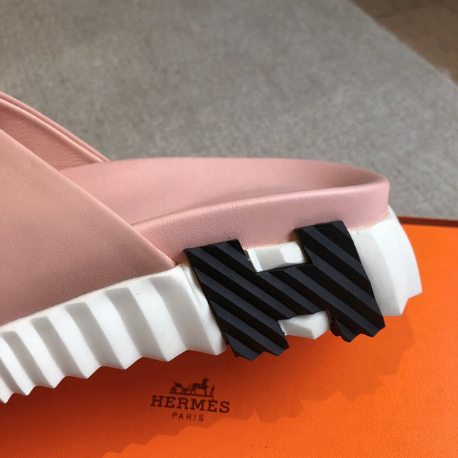 HM INFRA SANDAL BABY PINK CALFSKIN