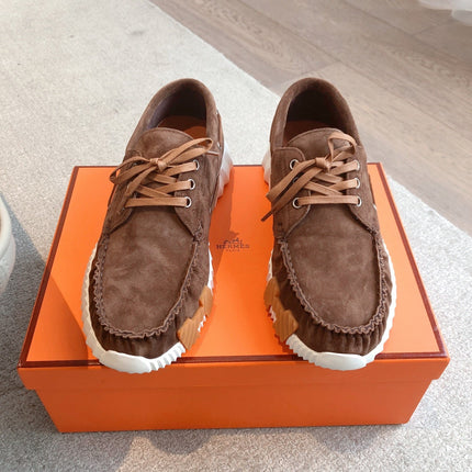 KETCH SNEAKER IN COCOA BROWN SUEDE