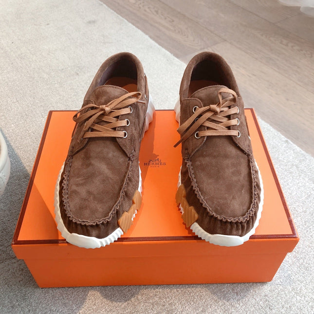 KETCH SNEAKER IN COCOA BROWN SUEDE