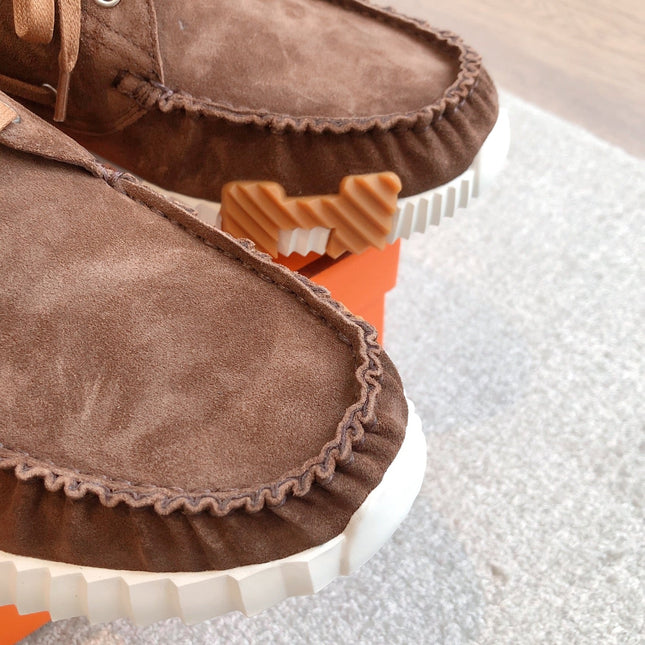 KETCH SNEAKER IN COCOA BROWN SUEDE