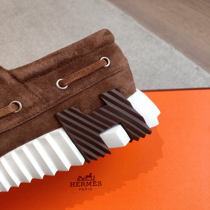 KETCH SNEAKER IN COCOA BROWN SUEDE