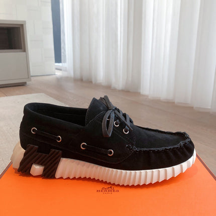 KETCH SNEAKER IN BLACK SUEDE