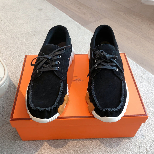 KETCH SNEAKER IN BLACK SUEDE