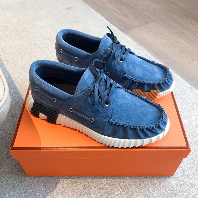 KETCH SNEAKER IN ROYAL BLUE SUEDE