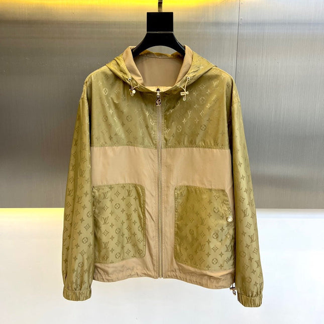 LV MONOGRAM WINDBREAKER STRAW AND TEAK 238898
