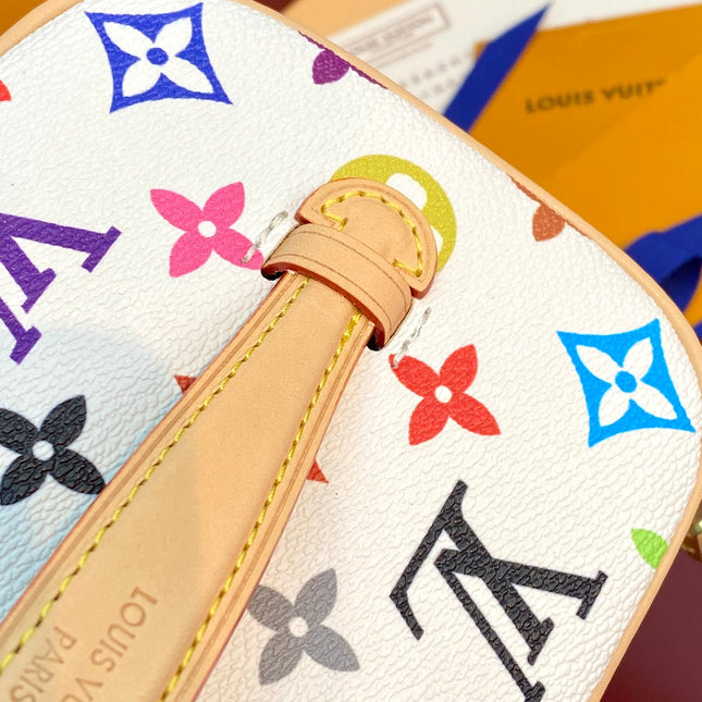 NICE BB 20 IN MULTICOLOR MONOGRAM CANVAS GOLD ZIPPER