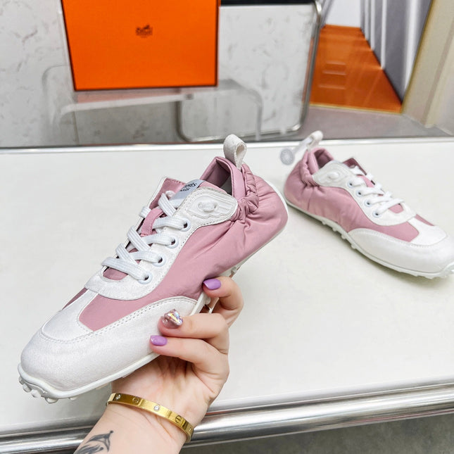 SKATEBOARD SHOES LIGHT PINK MIX WHITE SUEDE