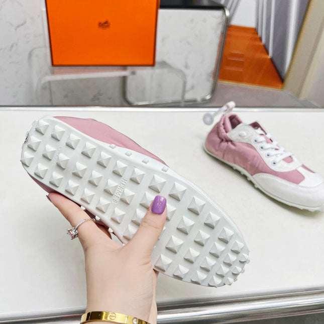 SKATEBOARD SHOES LIGHT PINK MIX WHITE SUEDE