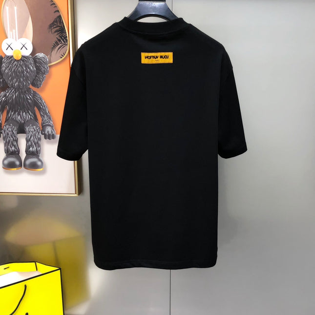 LV BLACK COTTON T-SHIRT 239467