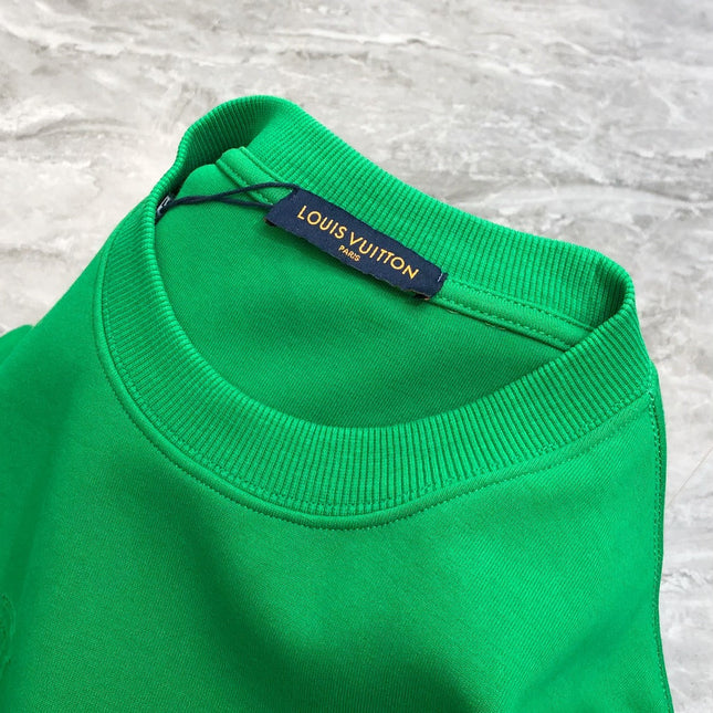 LV EMERALD GREEN COTTON T-SHIRT 239465