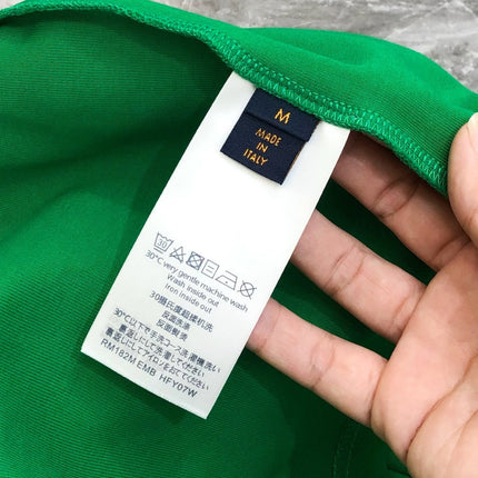 LV EMERALD GREEN COTTON T-SHIRT 239465