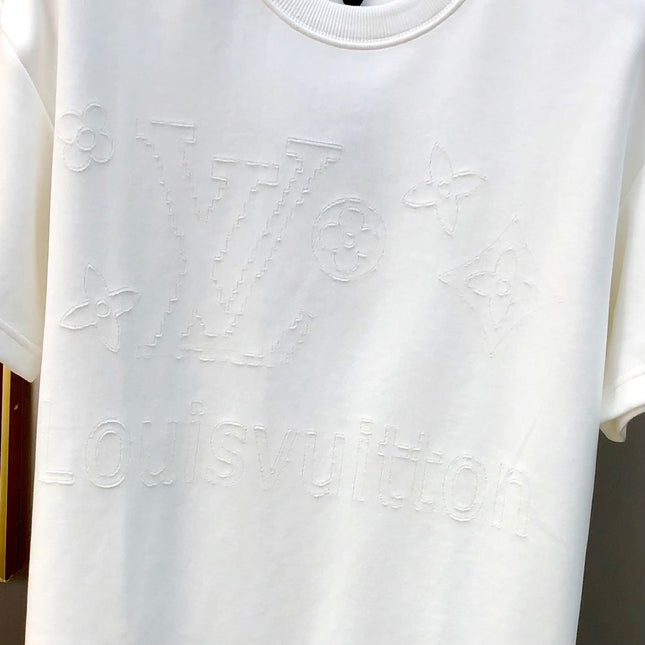 LV WHITE COTTON T-SHIRT 239464
