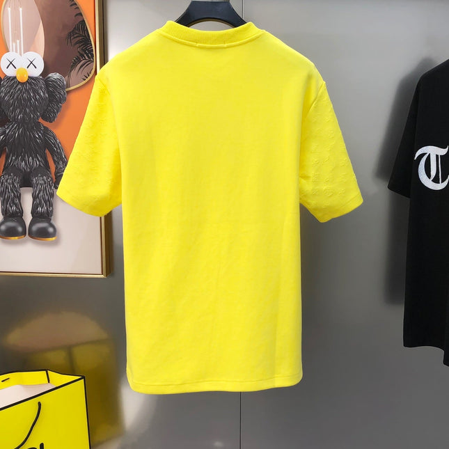 LV BRIGHT YELLOW COTTON T-SHIRT 239471