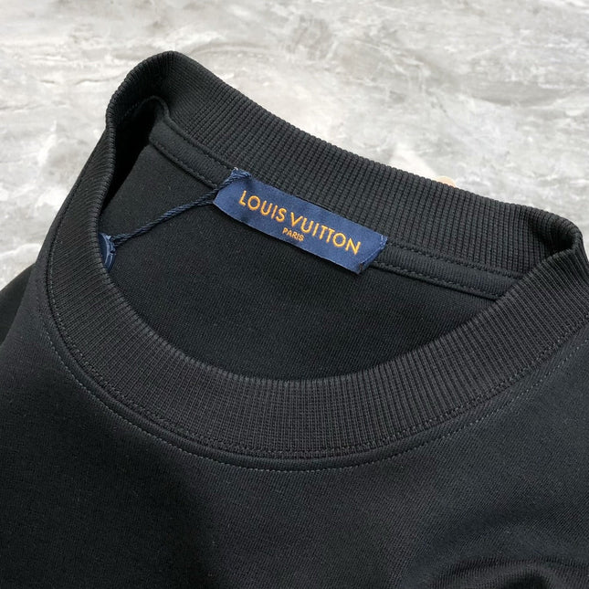 LV BLACK COTTON T-SHIRT 239470
