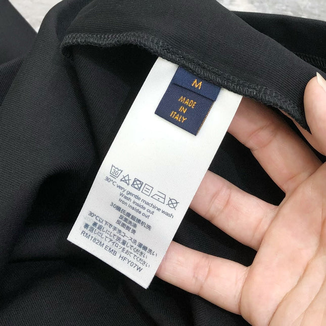 LV BLACK COTTON T-SHIRT 239470