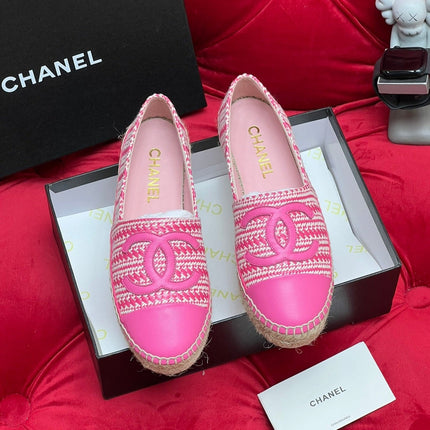 CC LOAFERS IN LIGHT PINK LAMBSKIN
