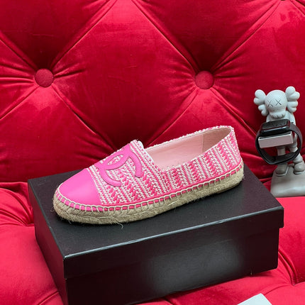 CC LOAFERS IN LIGHT PINK LAMBSKIN