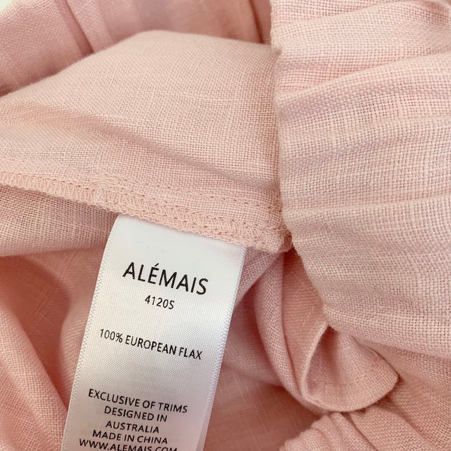 ALEMAIS FLORAL EMBROIDERED SET IN LIGHT PINK 267456