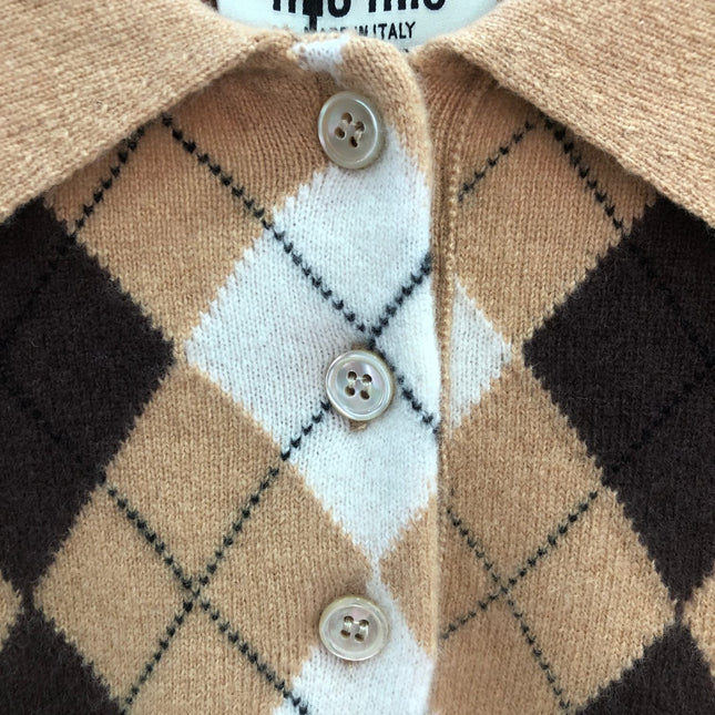 MIUMIU KNIT POLO SHIRT STYLE 248