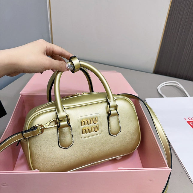 ARCADIE 25 BAG IN GOLDEN CALFSKIN